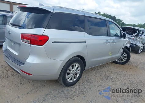 2016 Kia Sedona Lx из США, поврежденный, VIN KNDMB5C10G6118991
